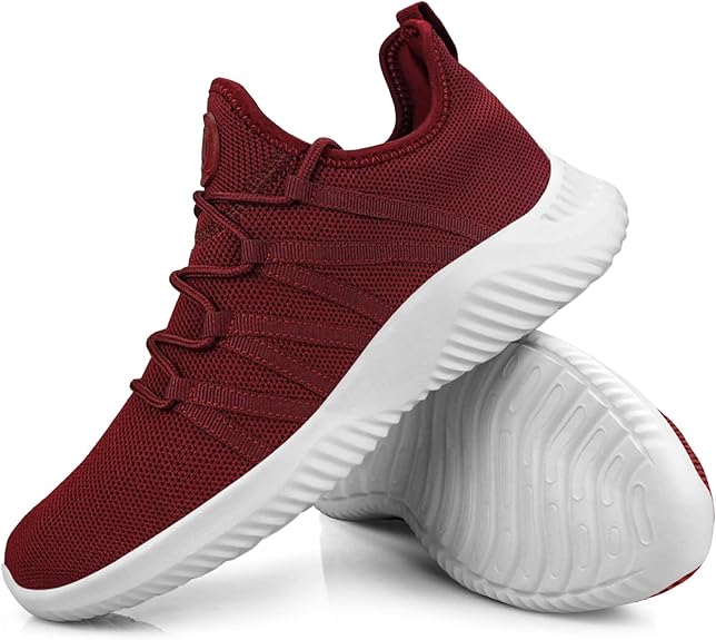 Feethit Mens Slip On Running Shoes