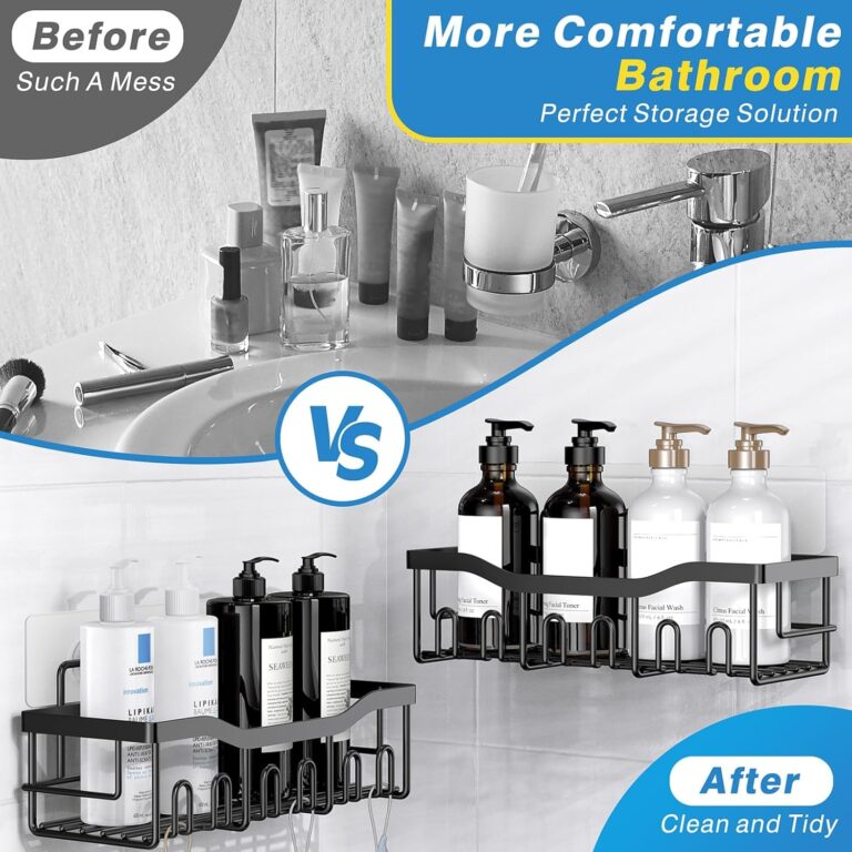 EUDELE Adhesive Shower Caddy