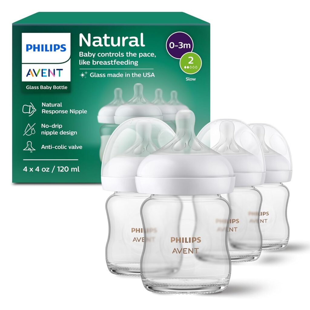 Philips Avent Natural Glass Baby Bottles & Nipples