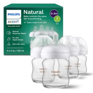 Philips Avent Natural Glass Baby Bottles & Nipples